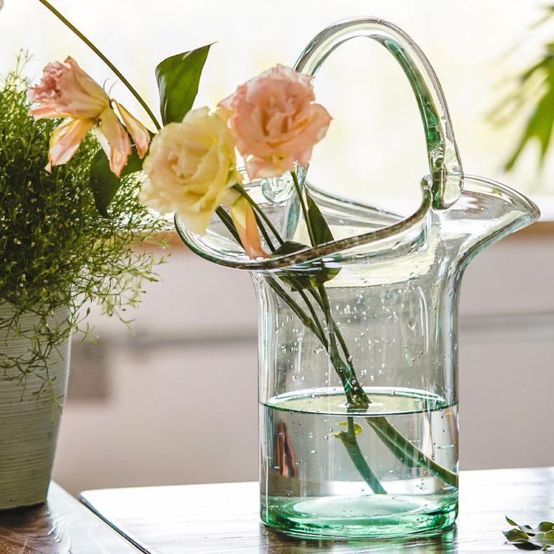 Vases Tote Bag & Basket Glass Vase sold by Fleurlovin, Free Shipping Worldwide