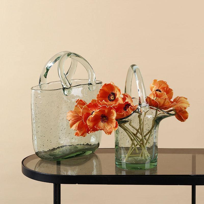 Vases Tote Bag & Basket Glass Vase sold by Fleurlovin, Free Shipping Worldwide