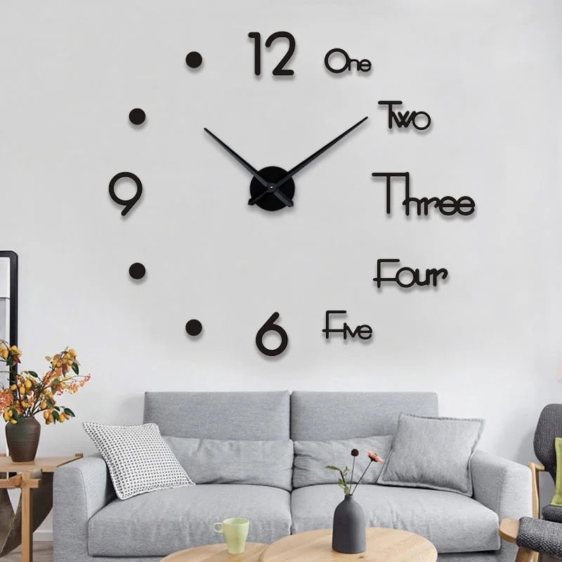 Wall Clock Dotted 3D Decorative Wall Clock sold by Fleurlovin, Free Shipping Worldwide