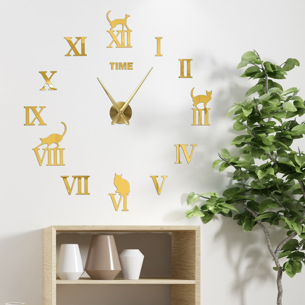 Wall Clock Dotted 3D Decorative Wall Clock sold by Fleurlovin, Free Shipping Worldwide