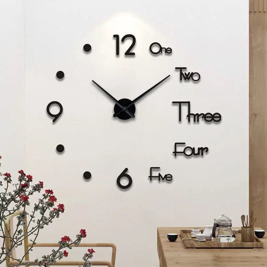 Wall Clock Dotted 3D Decorative Wall Clock sold by Fleurlovin, Free Shipping Worldwide
