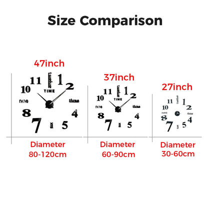 Wall Clock Dotted 3D Decorative Wall Clock sold by Fleurlovin, Free Shipping Worldwide