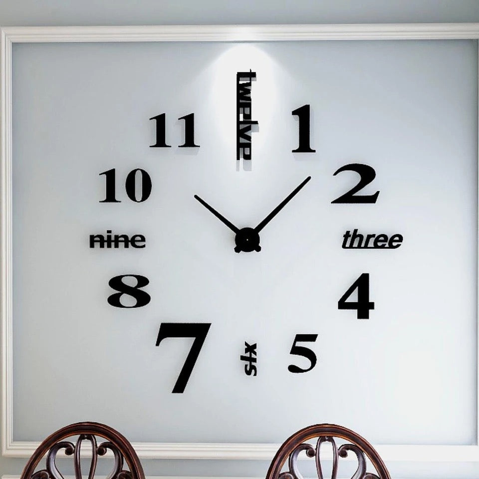 Wall Clock Dotted 3D Decorative Wall Clock sold by Fleurlovin, Free Shipping Worldwide