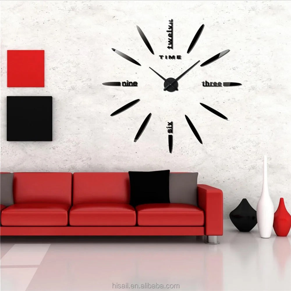 Wall Clock Minimal 3D Decorative Wall Clock sold by Fleurlovin, Free Shipping Worldwide