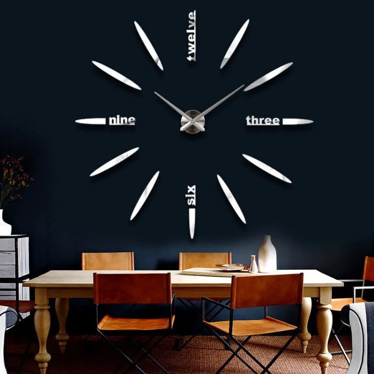 Wall Clock Minimal 3D Decorative Wall Clock sold by Fleurlovin, Free Shipping Worldwide