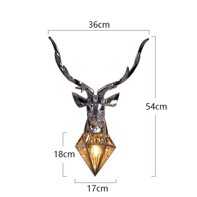 Wall lamps Antler Head sold by Fleurlovin, Free Shipping Worldwide