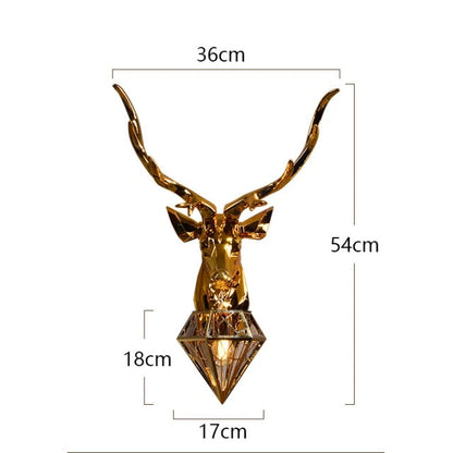 Wall lamps Antler Head sold by Fleurlovin, Free Shipping Worldwide