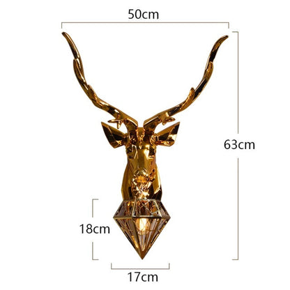 Wall lamps Antler Head sold by Fleurlovin, Free Shipping Worldwide