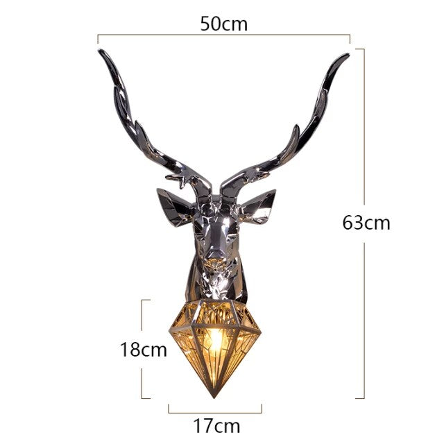 Wall lamps Antler Head sold by Fleurlovin, Free Shipping Worldwide