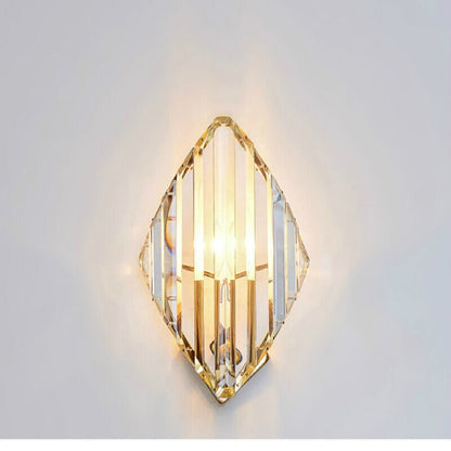 Wall lamps Diamond crystal wall lamp sold by Fleurlovin, Free Shipping Worldwide