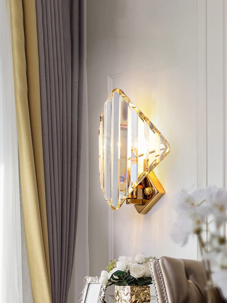 Wall lamps Diamond crystal wall lamp sold by Fleurlovin, Free Shipping Worldwide