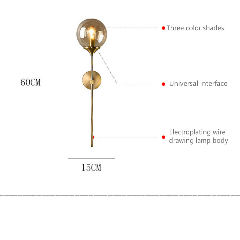 Wall lamps Eclipse Glass Ball sold by Fleurlovin, Free Shipping Worldwide