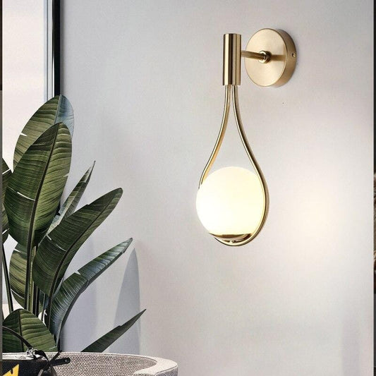 Golden Droplet - Premium Wall lamps from Lumina Décor - Just $250! Shop now at Fleurlovin