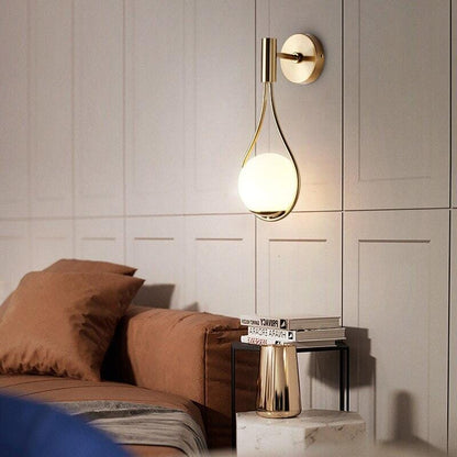 Golden Droplet - Premium Wall lamps from Lumina Décor - Just $250! Shop now at Fleurlovin