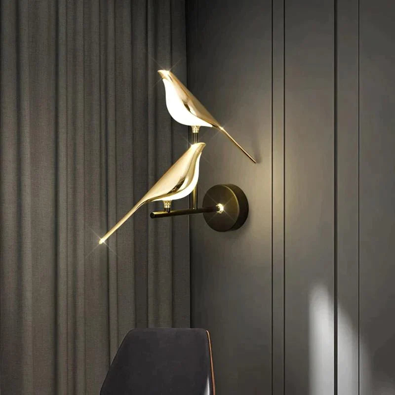 Wall lamps Golden hummingbird sold by Fleurlovin, Free Shipping Worldwide