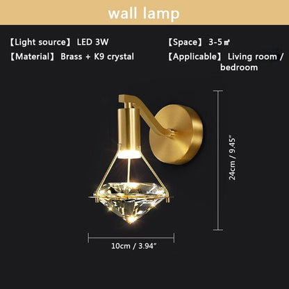 Wall lamps K9 Diamond Sconce Wall Lamp sold by Fleurlovin, Free Shipping Worldwide