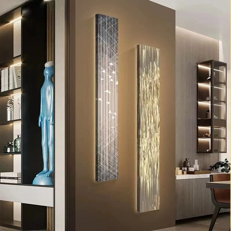 Wall lamps Modern Abstract Led Art Canvas Strip Wall Hanging Lamp sold by Fleurlovin, Free Shipping Worldwide