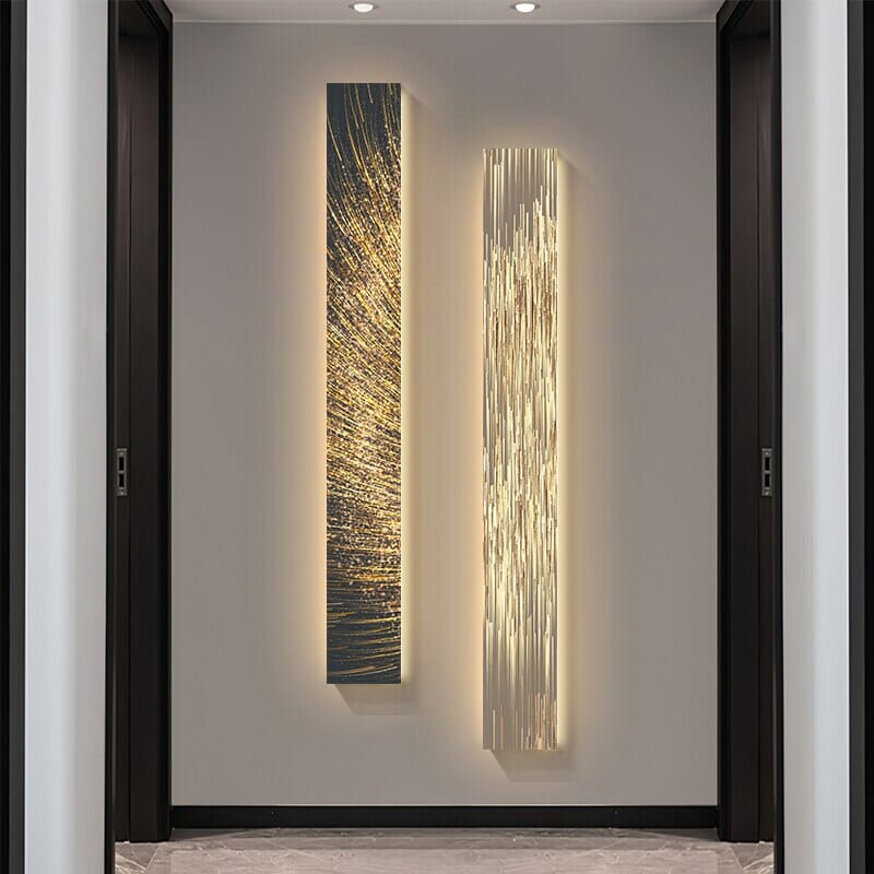 Wall lamps Modern Abstract Led Art Canvas Strip Wall Hanging Lamp sold by Fleurlovin, Free Shipping Worldwide