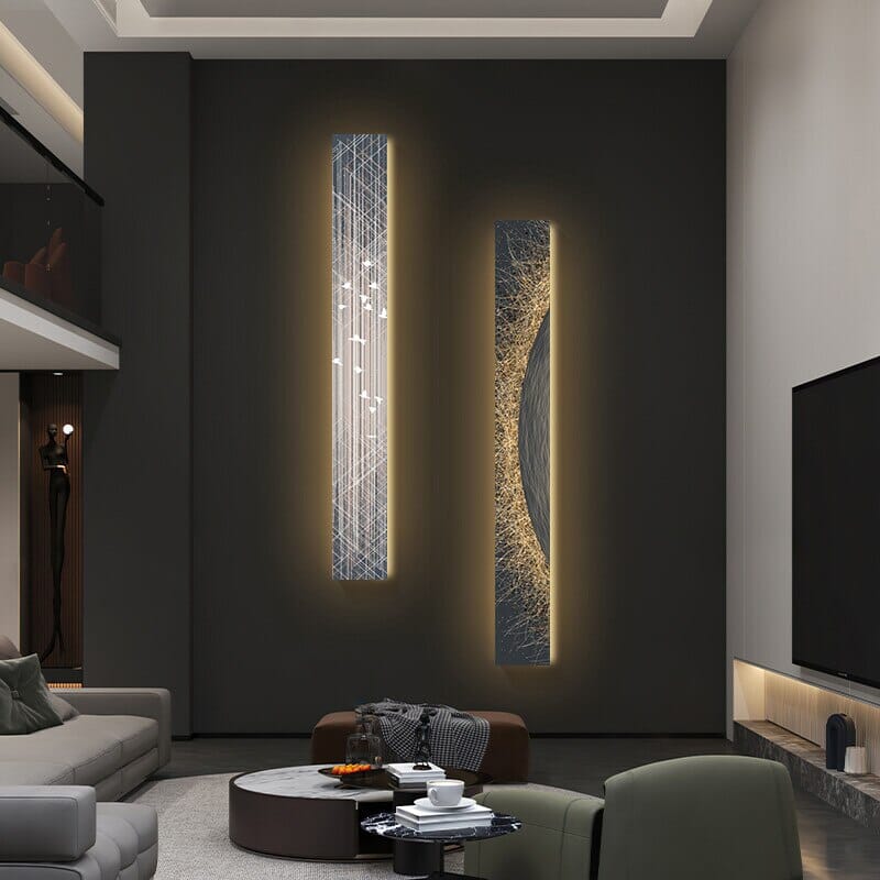 Wall lamps Modern Abstract Led Art Canvas Strip Wall Hanging Lamp sold by Fleurlovin, Free Shipping Worldwide