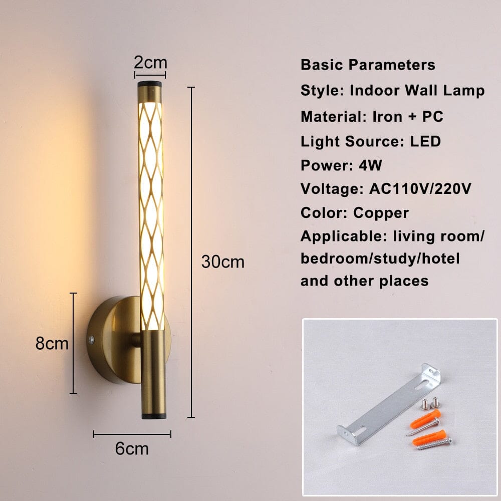 Wall lamps Modern LED Bronze Wall Lights sold by Fleurlovin, Free Shipping Worldwide