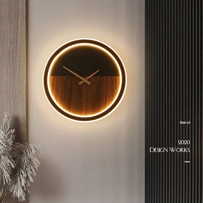 Wall lamps NYRA Unqiue LED wall clock sold by Fleurlovin, Free Shipping Worldwide