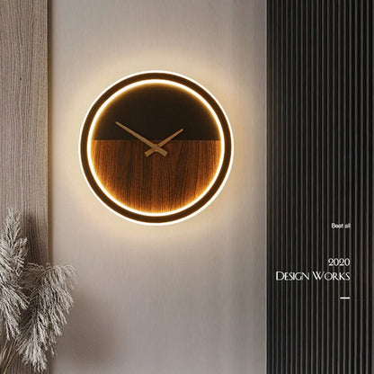 Wall lamps NYRA Unqiue LED wall clock sold by Fleurlovin, Free Shipping Worldwide