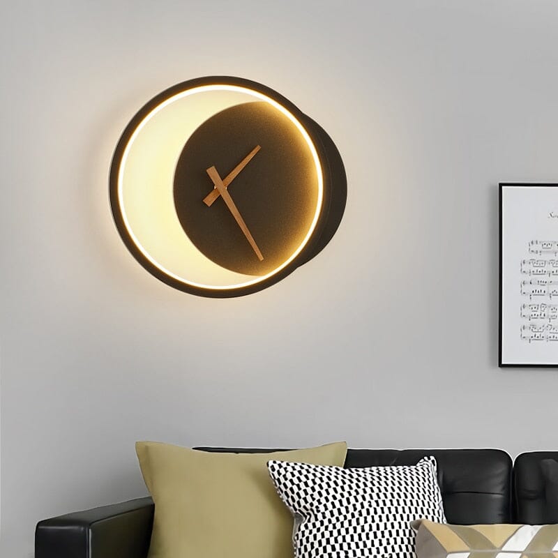 Wall lamps NYRA Unqiue LED wall clock sold by Fleurlovin, Free Shipping Worldwide