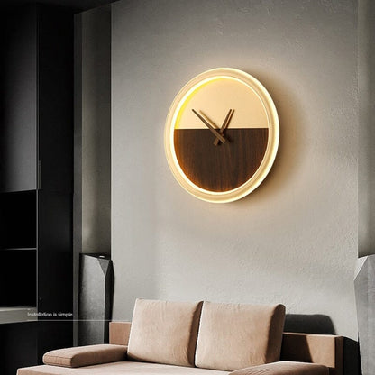 Wall lamps NYRA Unqiue LED wall clock sold by Fleurlovin, Free Shipping Worldwide