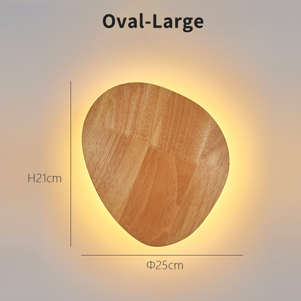 Wall lamps Ronnie Oval Wooden Craft sold by Fleurlovin, Free Shipping Worldwide