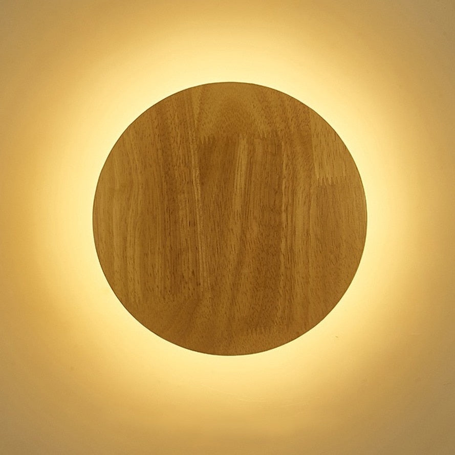 Wall lamps Ronnie Oval Wooden Craft sold by Fleurlovin, Free Shipping Worldwide