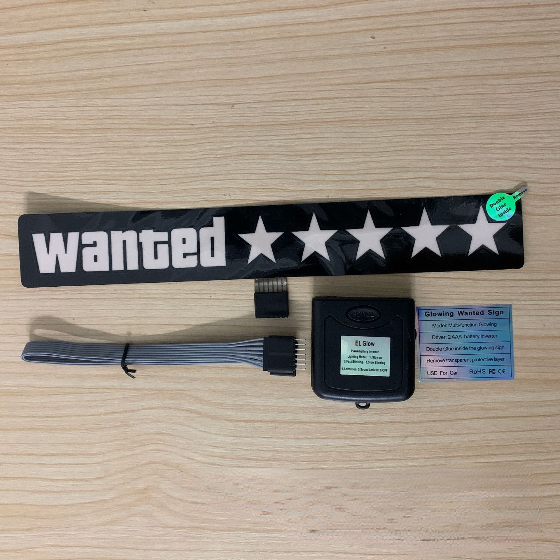  Wanted Led Sticker sold by Fleurlovin, Free Shipping Worldwide