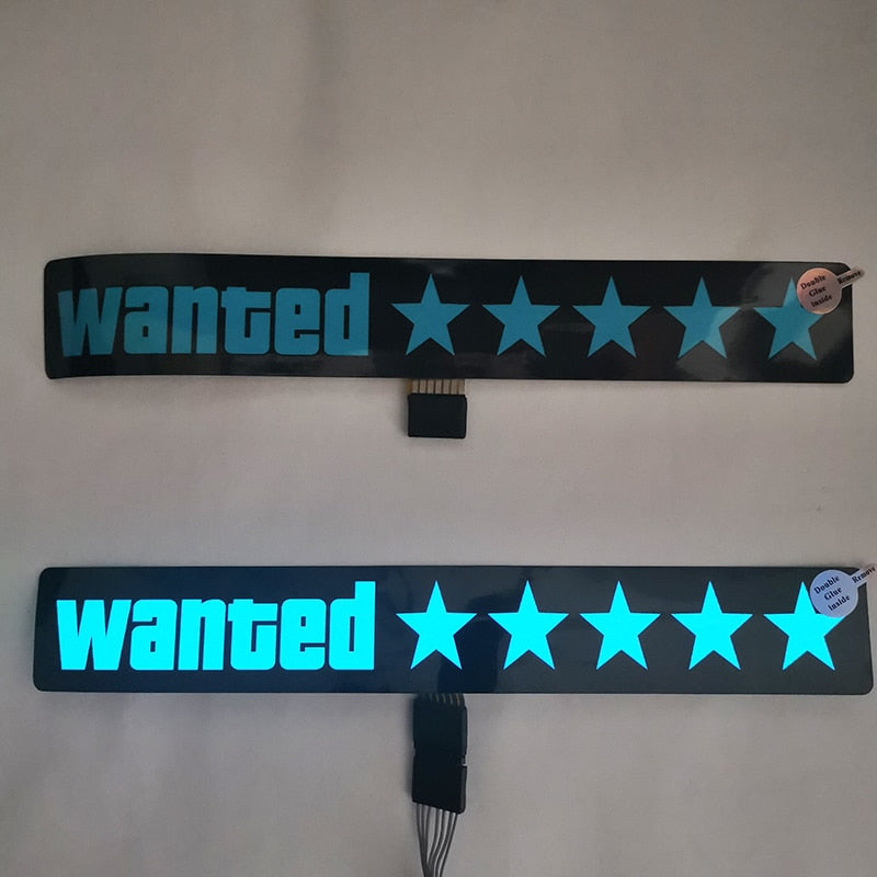  Wanted Led Sticker sold by Fleurlovin, Free Shipping Worldwide