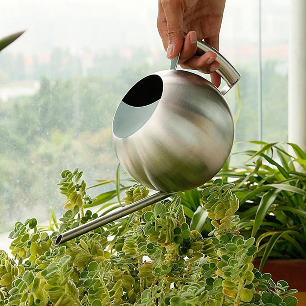 Watering Cans Spherical Gooseneck Stainless Steel Watering Can sold by Fleurlovin, Free Shipping Worldwide
