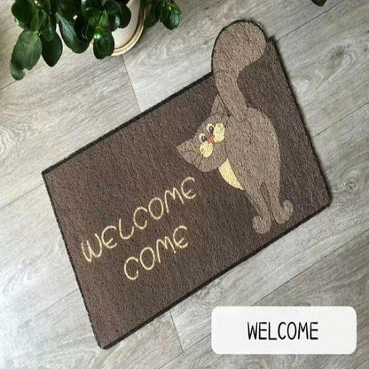  Welcome Cat Rug sold by Fleurlovin, Free Shipping Worldwide