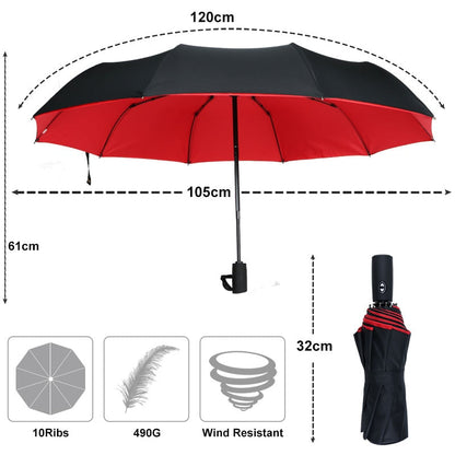 Windproof Double Layer Resistant Umbrella - Premium  from New arrivals 1 - Just $24.99! Shop now at Fleurlovin