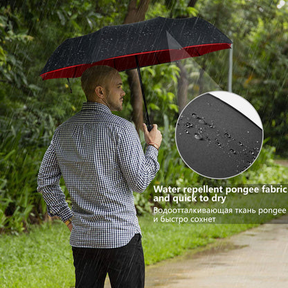 Windproof Double Layer Resistant Umbrella - Premium  from New arrivals 1 - Just $24.99! Shop now at Fleurlovin