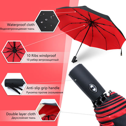 Windproof Double Layer Resistant Umbrella - Premium  from New arrivals 1 - Just $24.99! Shop now at Fleurlovin