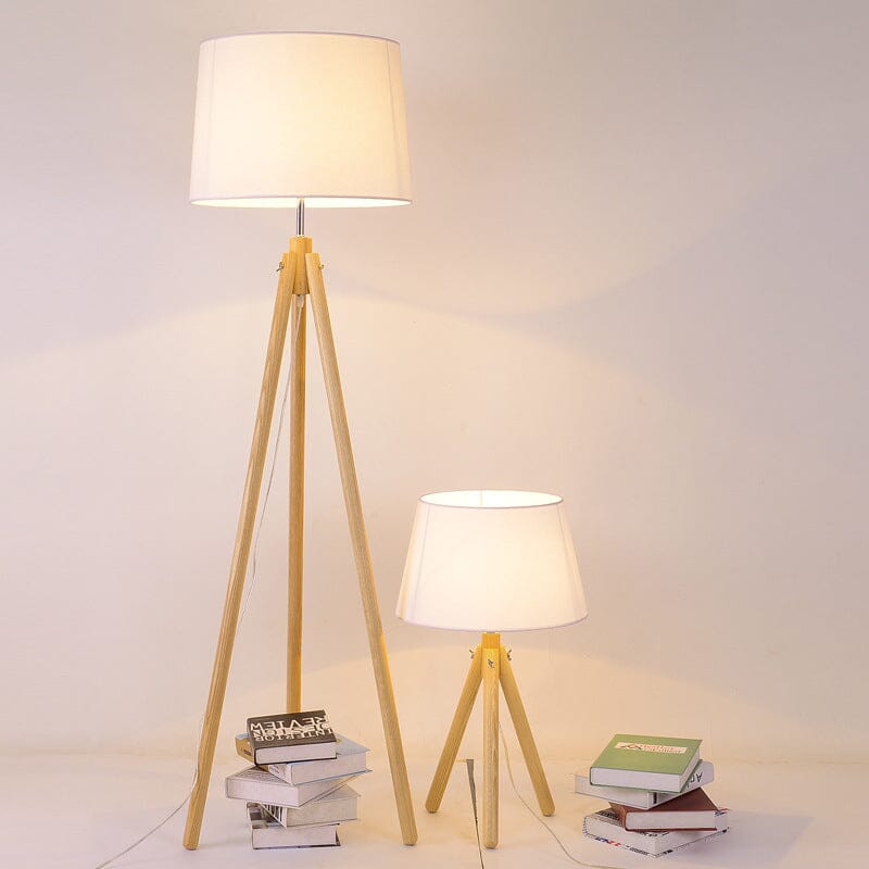  Wooden Shade Floor Lamp sold by Fleurlovin, Free Shipping Worldwide