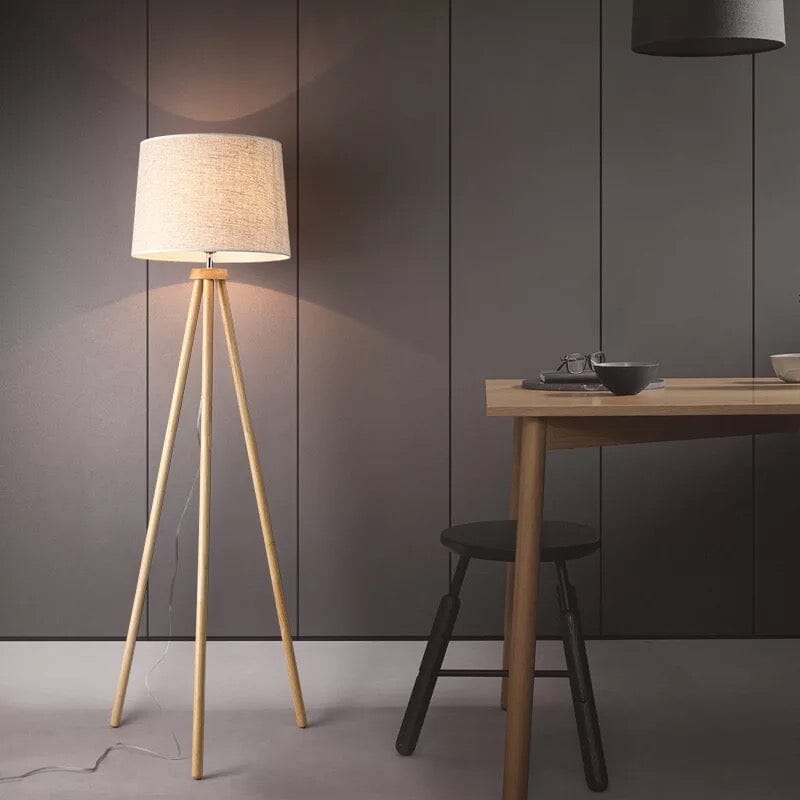  Wooden Shade Floor Lamp sold by Fleurlovin, Free Shipping Worldwide