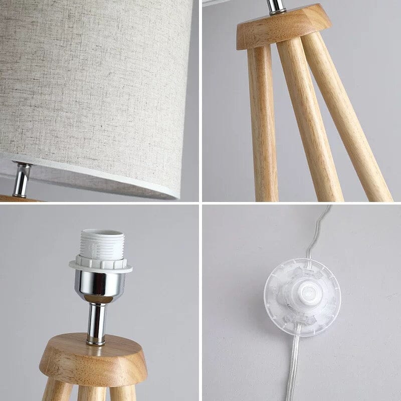  Wooden Shade Floor Lamp sold by Fleurlovin, Free Shipping Worldwide