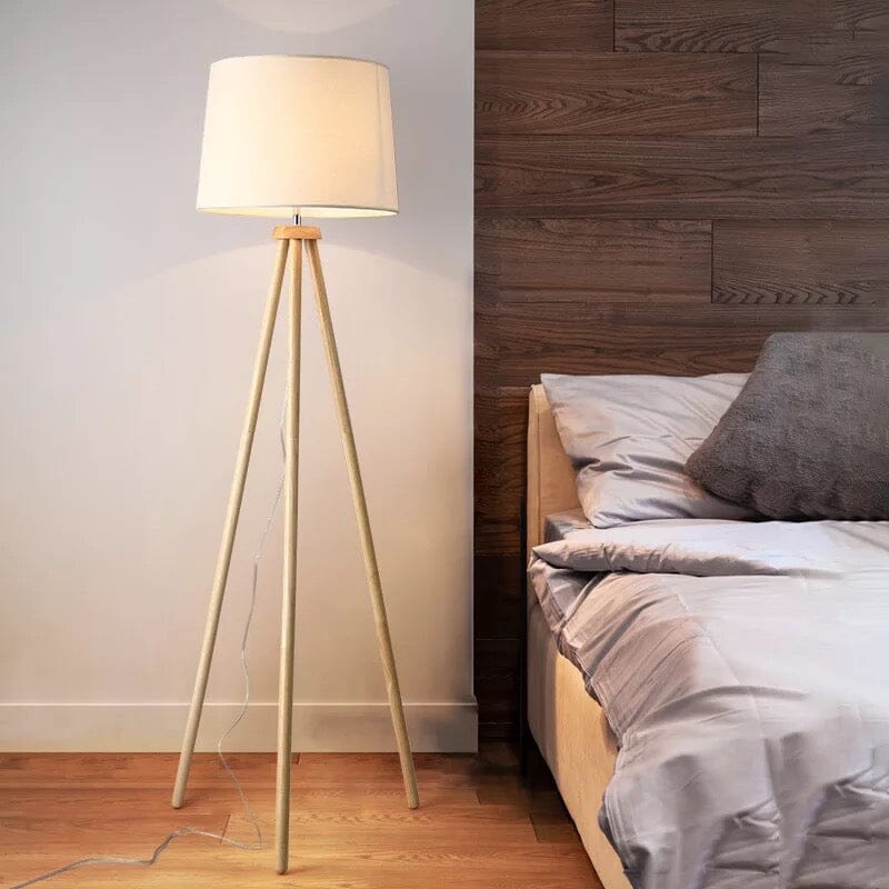  Wooden Shade Floor Lamp sold by Fleurlovin, Free Shipping Worldwide