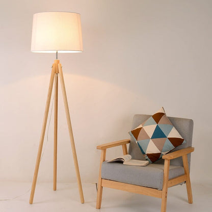  Wooden Shade Floor Lamp sold by Fleurlovin, Free Shipping Worldwide