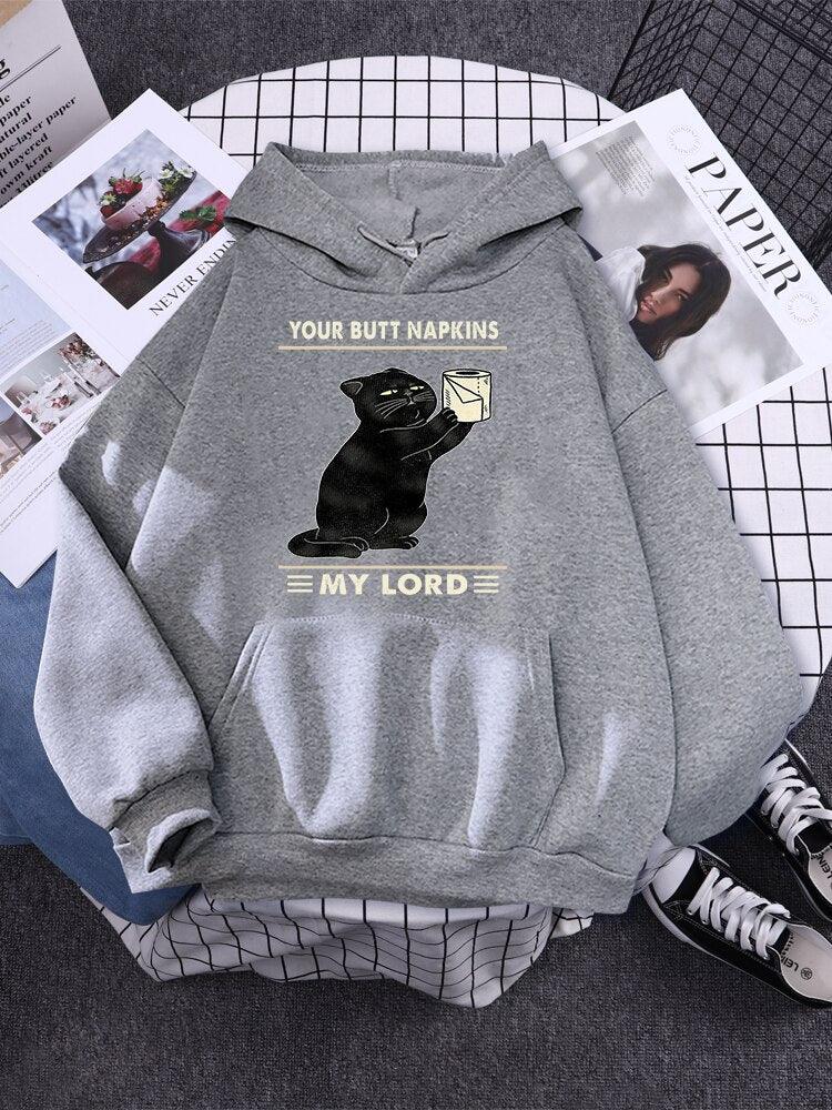  Your Butt Napkins My Lord Cat Hoodie sold by Fleurlovin, Free Shipping Worldwide