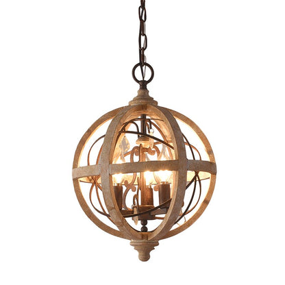 chandeliers Antique Lospest Wooden Chandelier sold by Fleurlovin, Free Shipping Worldwide