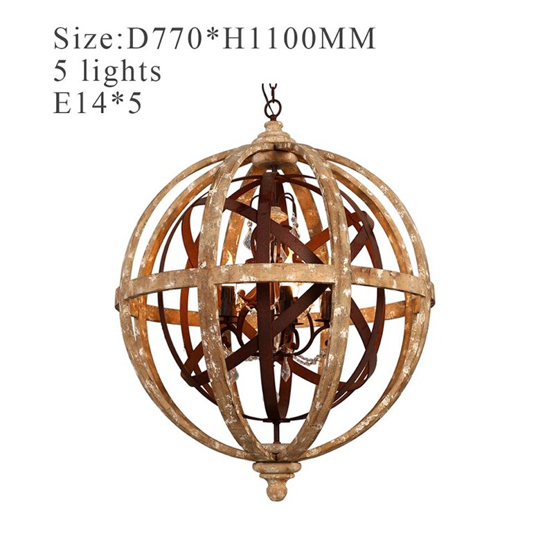 chandeliers Antique Lospest Wooden Chandelier sold by Fleurlovin, Free Shipping Worldwide