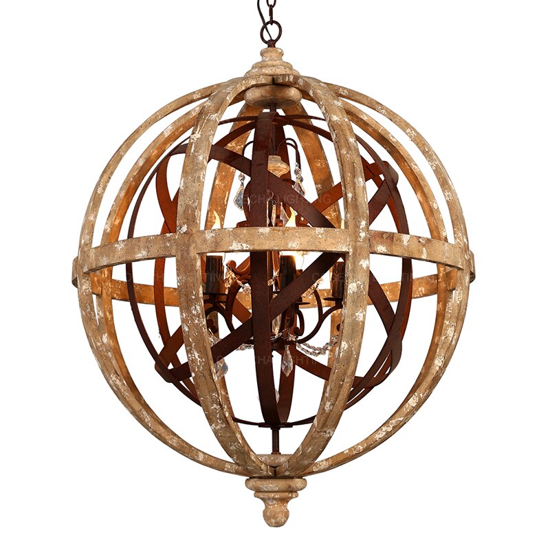 chandeliers Antique Lospest Wooden Chandelier sold by Fleurlovin, Free Shipping Worldwide