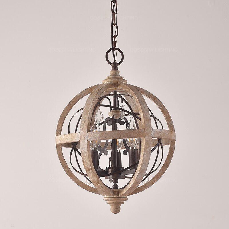 chandeliers Antique Lospest Wooden Chandelier sold by Fleurlovin, Free Shipping Worldwide