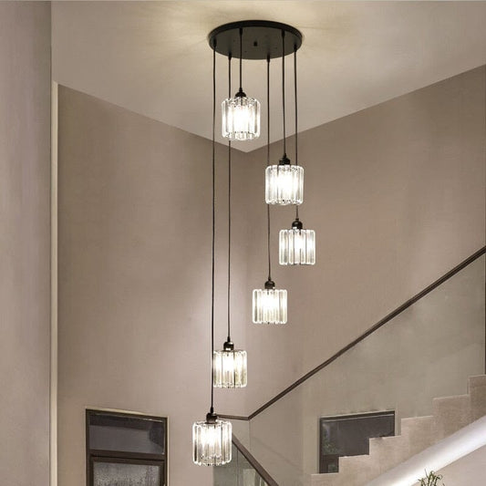 chandeliers Ava Square Crystal Drop Chandelier sold by Fleurlovin, Free Shipping Worldwide