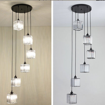 chandeliers Ava Square Crystal Drop Chandelier sold by Fleurlovin, Free Shipping Worldwide