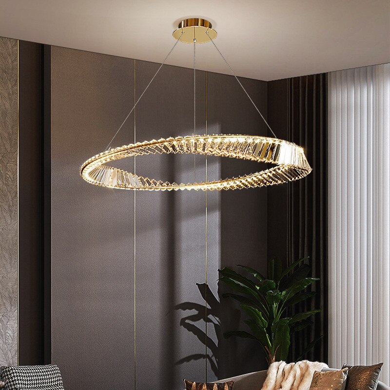 chandeliers Crystal Luxtre Ring Chandelier sold by Fleurlovin, Free Shipping Worldwide